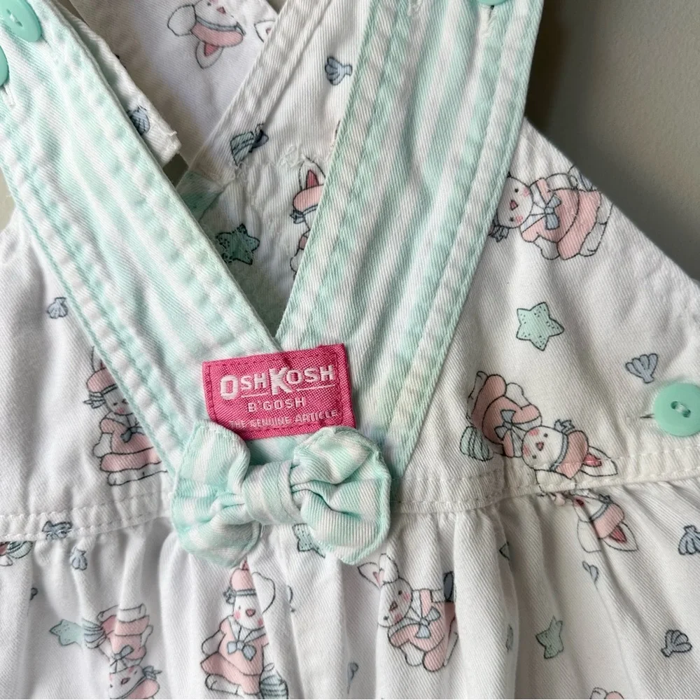 OshKosh B’gosh Vintage Bunny Overalls